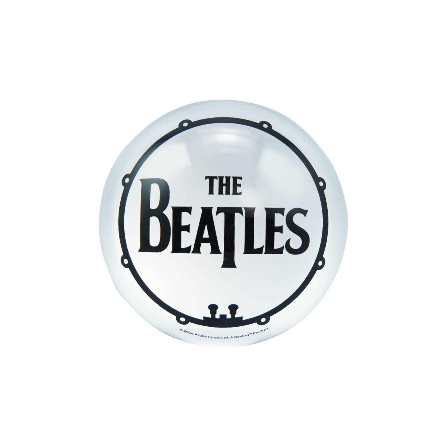 Glass Paperweight The Beatles Logo