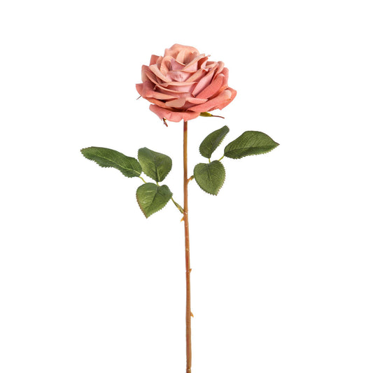 Velvet Garden Rose Spray, Blush
