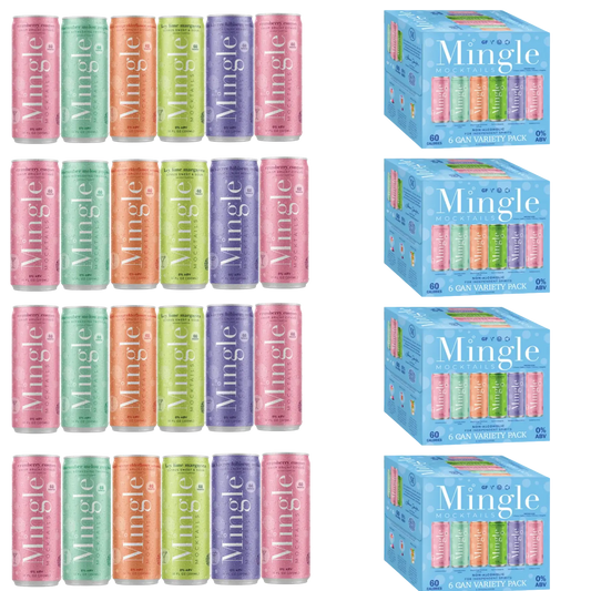 Mingle Mocktails Variety Pack (4x 6 Can Cartons)