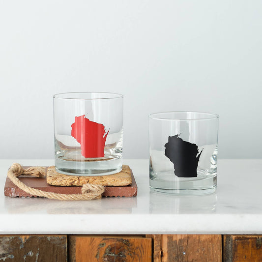 State Rocks Glasses: Arizona-Red