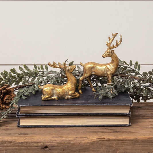 Mini Gold Deer Figurines (PK/2 AST)