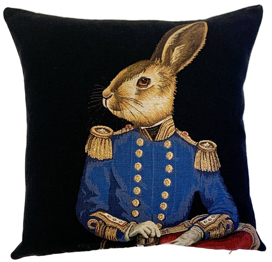 Hare pillow cover - Woodland Decor - Rabbit Throw Pillow